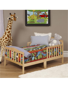 Cama para Niños Suite Bebé Blair Pino Natural 134.6x74.9cm 2