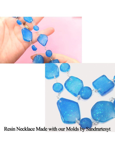 Conjunto de Moldes de Silicona FUNSHOWCASE para Joyería 33 Formas