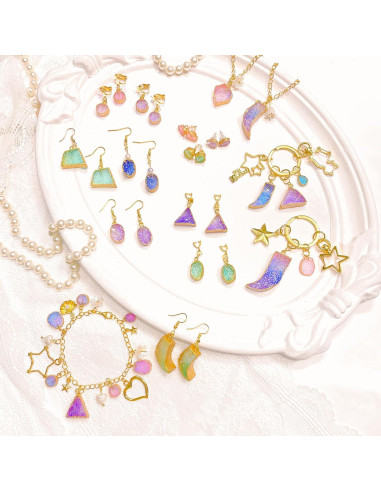 Conjunto de Moldes de Silicona FUNSHOWCASE para Joyería 33 Formas