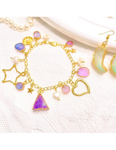 Conjunto de Moldes de Silicona FUNSHOWCASE para Joyería 33 Formas