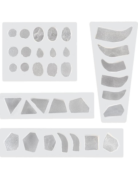 Conjunto de Moldes de Silicona FUNSHOWCASE para Joyería 33 Formas