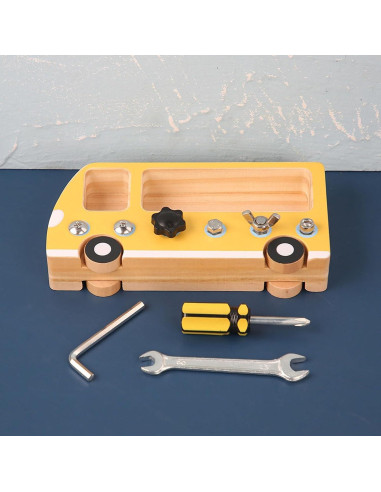 Tablero de Destrezas Montessori AMMLBSCS01 Juguete Educativo