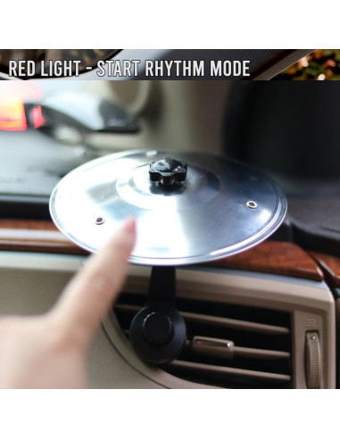 Mini Platillo de Ventilación para Auto CARZY - Plata, 2 Pcs