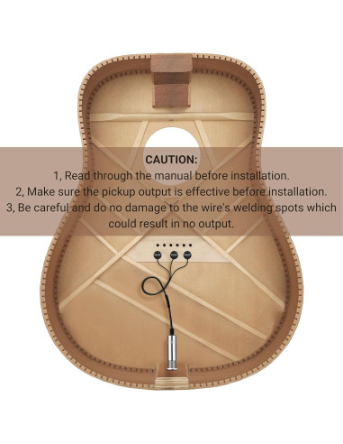 Micrófono de Contacto AMUMU BOUNTIFUL para Guitarra Acústica