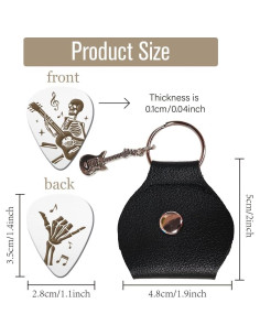 Pua de Guitarra de Acero Inoxidable Arricraft con Soporte 2