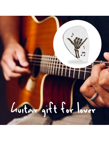 Pua de Guitarra de Acero Inoxidable Arricraft con Soporte