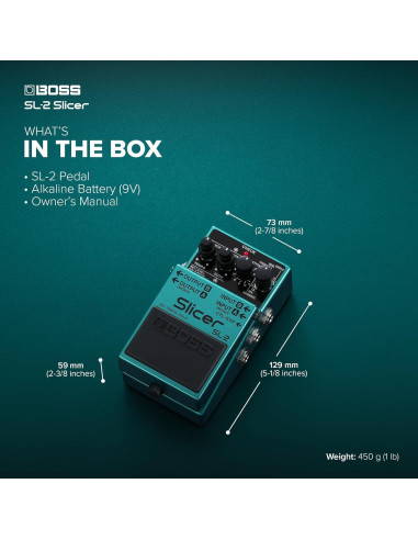 Pedal Cortador de Audio BOSS SL-2 con 11 Patrones