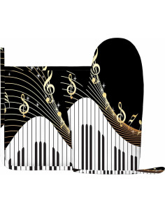 Guantes de Horno y Soportes para Olla Mxocom Antideslizantes 2