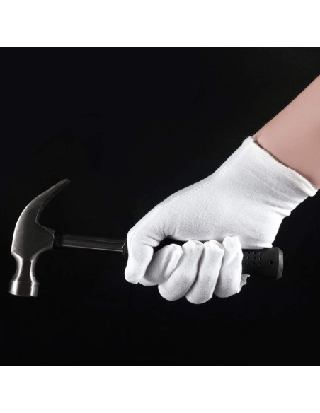 3 Pares de Guantes de Algodón Blanco Coyaho para Manos Secas