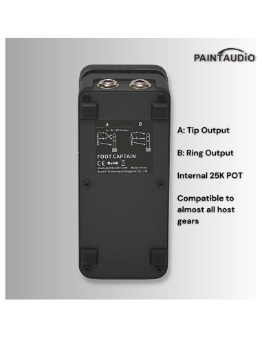 Pedal de Expresión Foot Captain Audio Paint Doble Salida