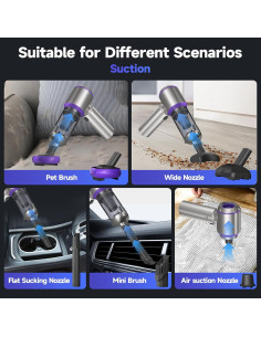 Aspiradora de Coche Portátil AIPROIN HL-127Pro 22000PA Inalámbrica 2