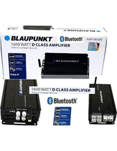 Amplificador de Audio Blaupunkt AMP1804BT 4 Canales 1600W Bluetooth 2