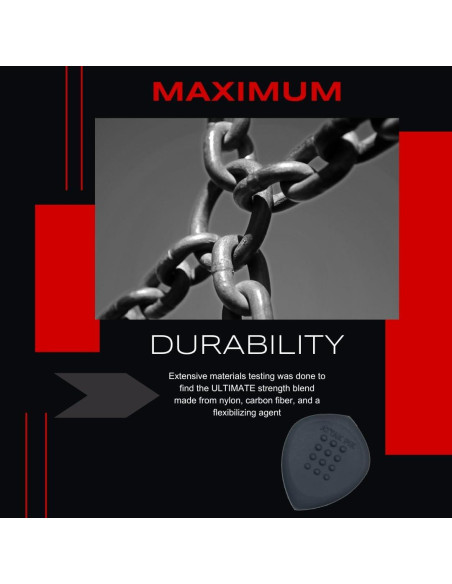 Puas de Guitarra Acoustik Attak STEALTH XL - Paquete de 10