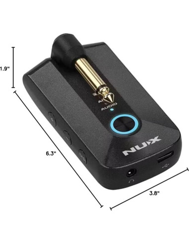 Amplificador de Auriculares NUX Mighty Plug Pro MP-3 - Negro