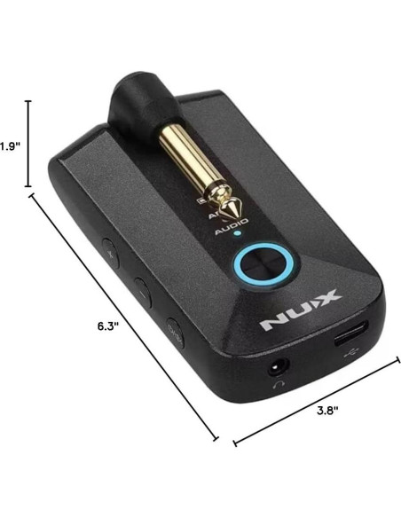 Amplificador de Auriculares NUX Mighty Plug Pro MP-3 - Negro