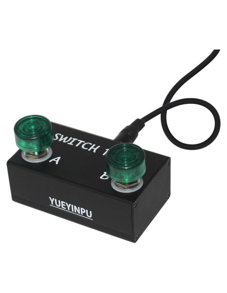 Pedal Interruptor Doble Retención Aslin Dane K11-01 con Cable TRS