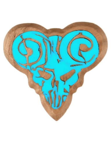 Pua de Guitarra Knc Picks Tenacious D Aqua Madera Nogal