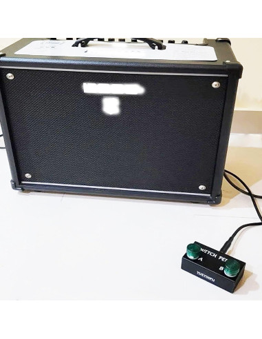 Pedal Interruptor Doble Retención Aslin Dane K11-01 con Cable TRS