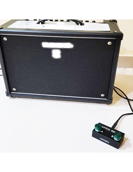 Pedal Interruptor Doble Retención Aslin Dane K11-01 con Cable TRS