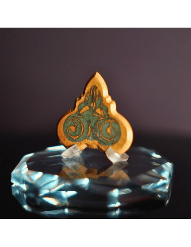 Pua de Guitarra Knc Picks Tenacious D Aqua Madera Nogal