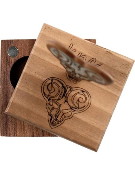 Pua de Guitarra Knc Picks Tenacious D Aqua Madera Nogal