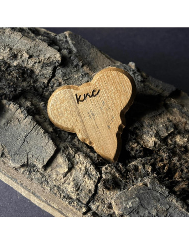 Pua de Guitarra Knc Picks Tenacious D Aqua Madera Nogal