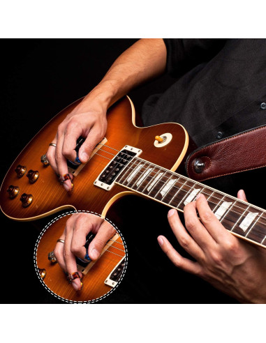 Puas de Pulgar Planas Celuloide 12 Piezas con Caja