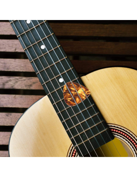 Paquete de 100 Púas de Guitarra Medianas 0.71mm Multicolor