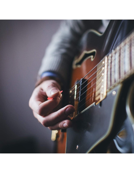 Paquete de 100 Púas de Guitarra Medianas 0.71mm Multicolor