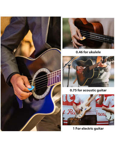 Soporte Adhesivo para Púas de Guitarra Styquenzer - 18 Púas