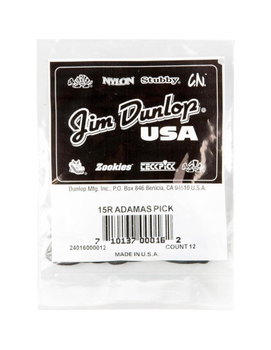 Púa de Guitarra Jim Dunlop Adamas 2mm - Paquete de 12