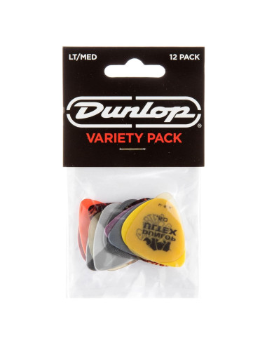 Púas de guitarra Dunlop PVP101 - Paquete variedad 12 unidades