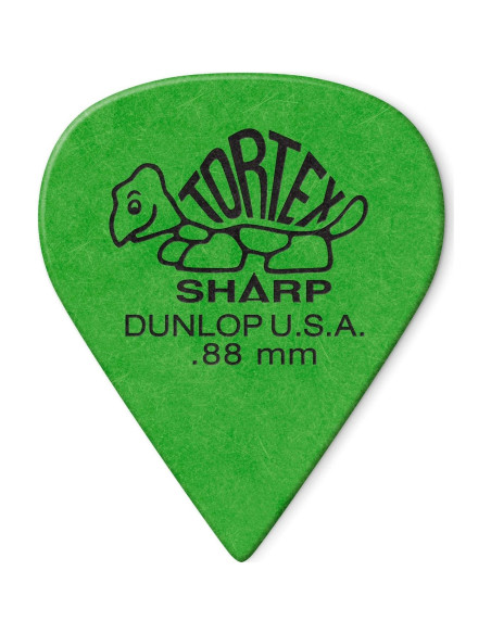 Púas de Guitarra Dunlop Tortex Sharp - Paquete de Variedad 12 Unidades