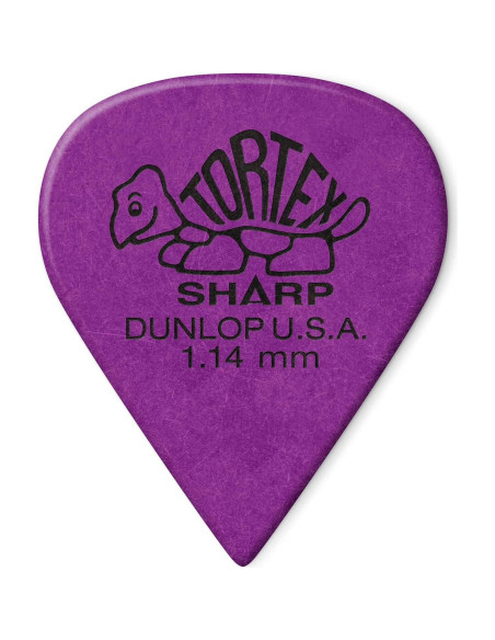 Púas de Guitarra Dunlop Tortex Sharp - Paquete de Variedad 12 Unidades