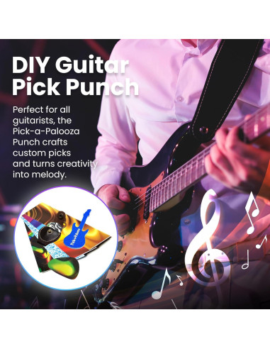 Kit de Punch para Púas de Guitarra Pick-a-Palooza - Negro