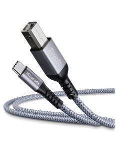 Cable USB C a B 1.83 m Ruaeoda para impresora y escáner