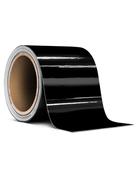 Cinta Adhesiva Vinilo Brillante VViViD 3" x 6.1m Negro Piano