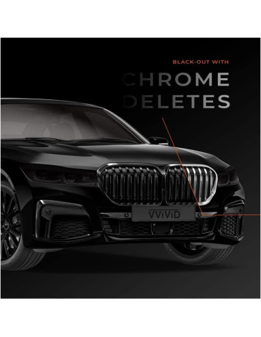 Cinta Adhesiva Vinilo Brillante VViViD 3" x 6.1m Negro Piano