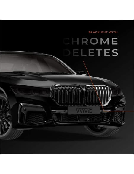 Cinta Adhesiva Vinilo Brillante VViViD 3" x 6.1m Negro Piano