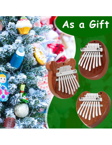 Kalimba Mini de 8 Teclas EASTROCK con Estuche y Colgante