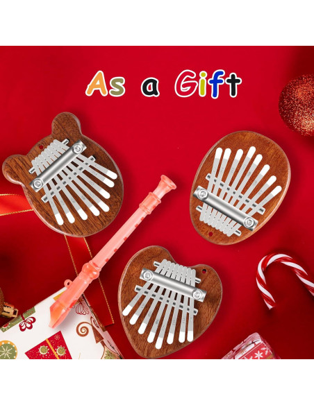 Kalimba Mini de 8 Teclas EASTROCK con Estuche y Colgante