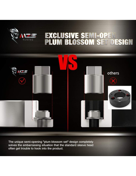 Kit de Elevación Frontal MZS 2" para Tacoma 2005-2023, 4Runner 2003-2024, FJ Cruiser 2007-2015