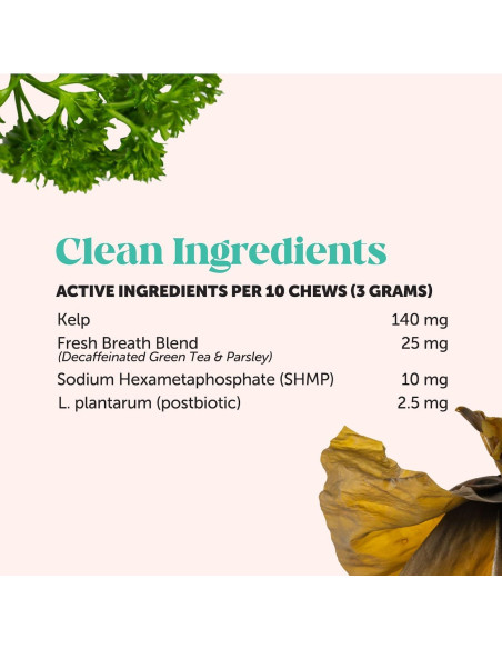 Bocados Dentales para Gatos Pet Honesty - 30 Días, Aliento Fresco