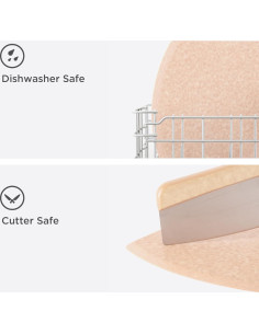 Paleta de Pizza Epicurean 43x25 cm Natural Doble Cara 2