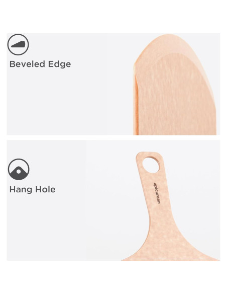 Paleta de Pizza Epicurean 43x25 cm Natural Doble Cara