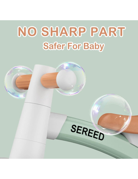 Bicicleta de Equilibrio SEREED Verde para Bebés 12-24 Meses