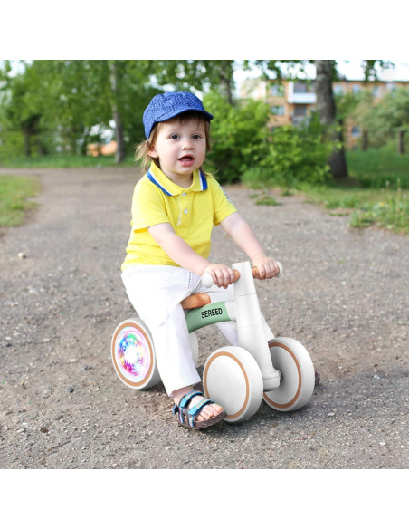 Bicicleta de Equilibrio SEREED Verde para Bebés 12-24 Meses