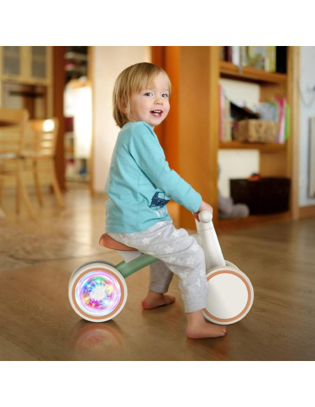 Bicicleta de Equilibrio SEREED Verde para Bebés 12-24 Meses