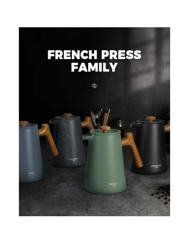 Cafetera Prensa Francesa POLIVIAR 1006 ml Acero Inoxidable