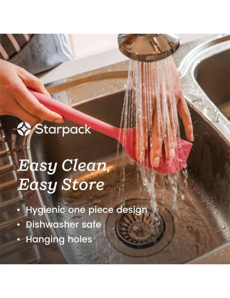 Juego de Espátulas de Silicona StarPack - 2 Pcs - Resistente al Calor 315C